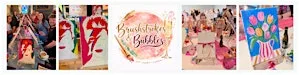 Sip and Paint with Brushstrokes and Bubbles at Neilston Bowling Club at Neilston Bowling Club