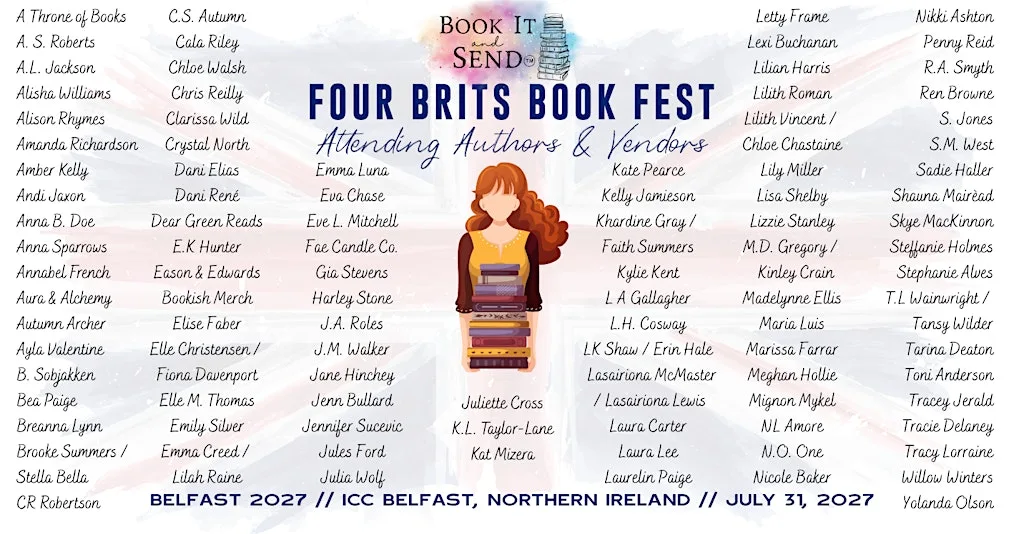 Four Brits Book Fest 2027 Belfast at ICC Belfast