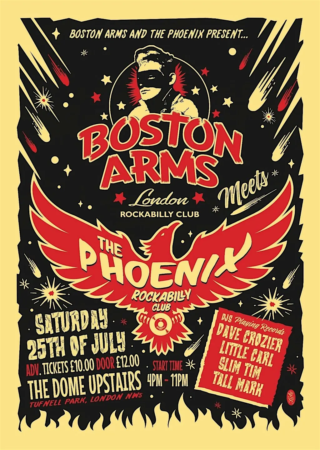 Boston Arms meets The Phoenix Rockabilly Clubs at The Dome