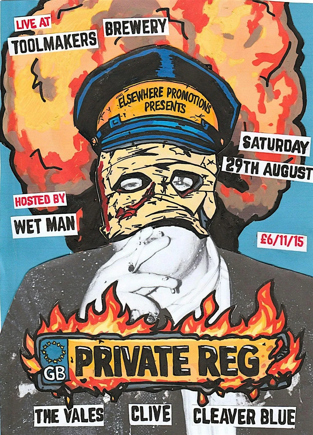 Private Reg w/ Wet Man & Supports Live @ Toolmakers