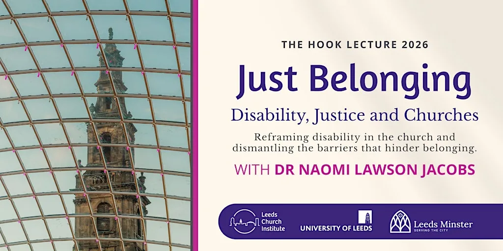 The Hook Lecture 2026: Just Belonging at Holy Trinity Boar Lane