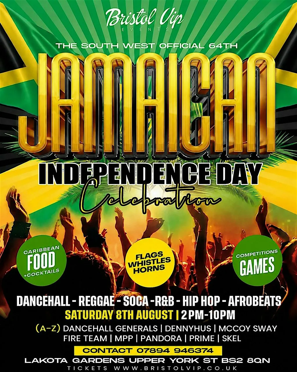 The Official South West 64th Jamaican Independence Day Celebration at Lakota Gardens