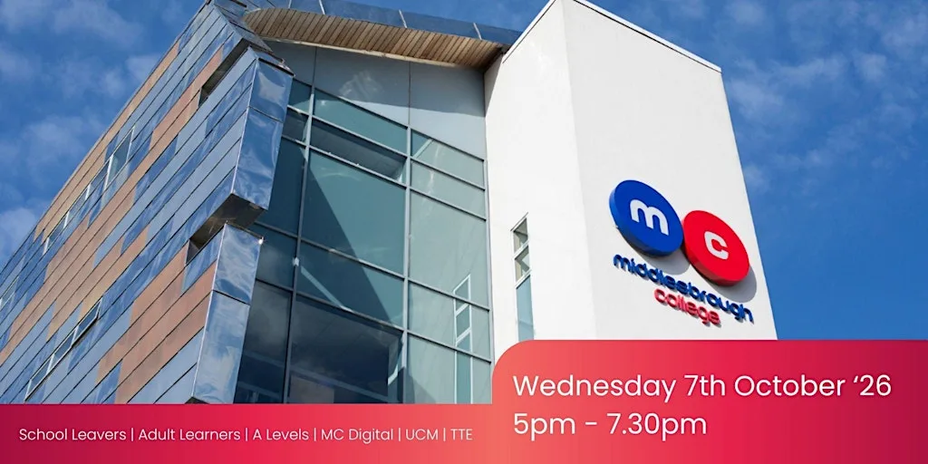 7th October Open Event | Middlesbrough College & TTE at Middlesbrough College