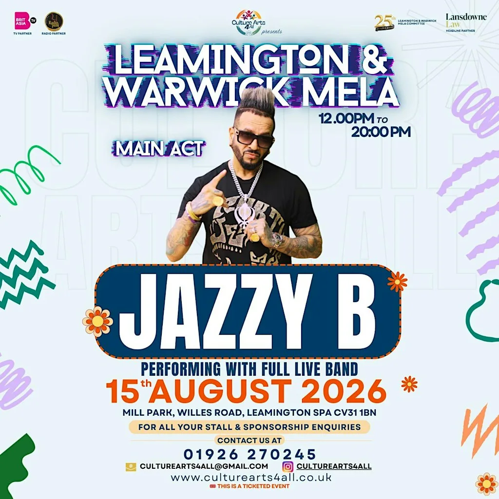 Leamington & Warwick Mela 2026 at Mill Gardens