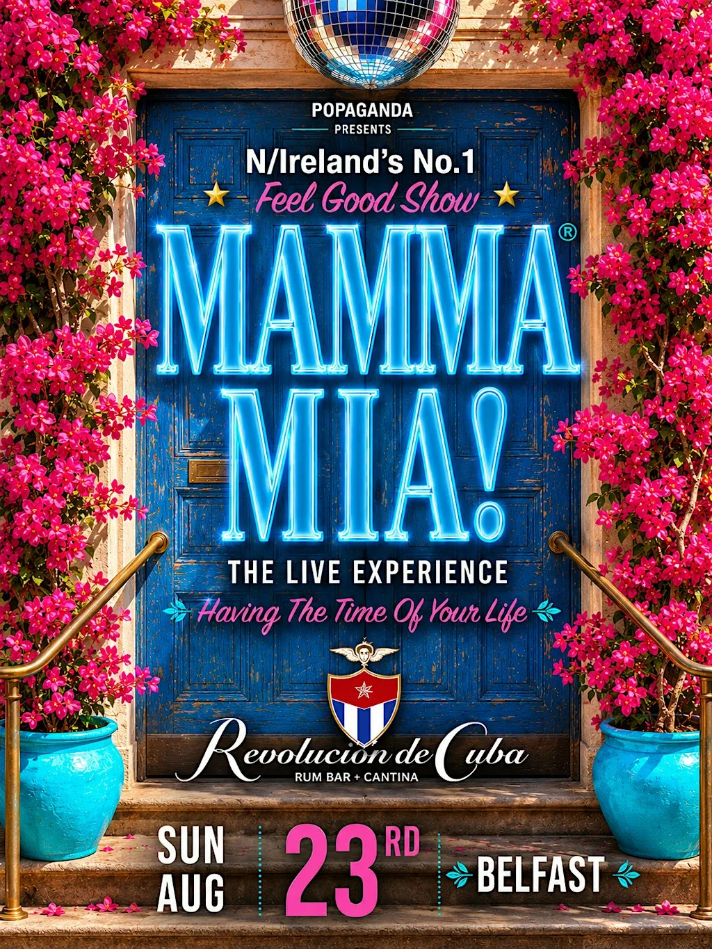 Mamma Mia - The Ultimate Day Party Experience / Rev De Cuba BELFAST at Revolución de Cuba Belfast