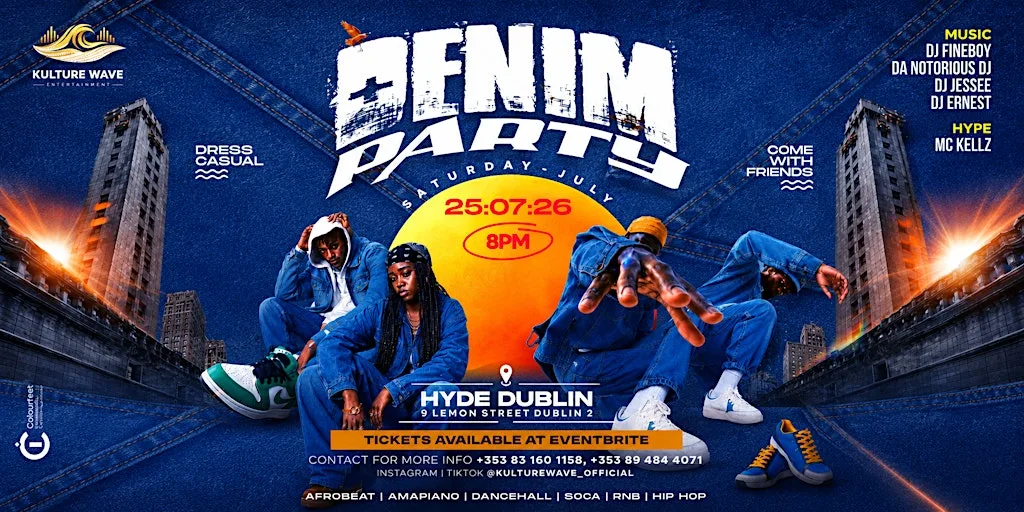 Kulture Wave Presents: DENIM PARTY | Hyde Dublin at Hyde Dublin
