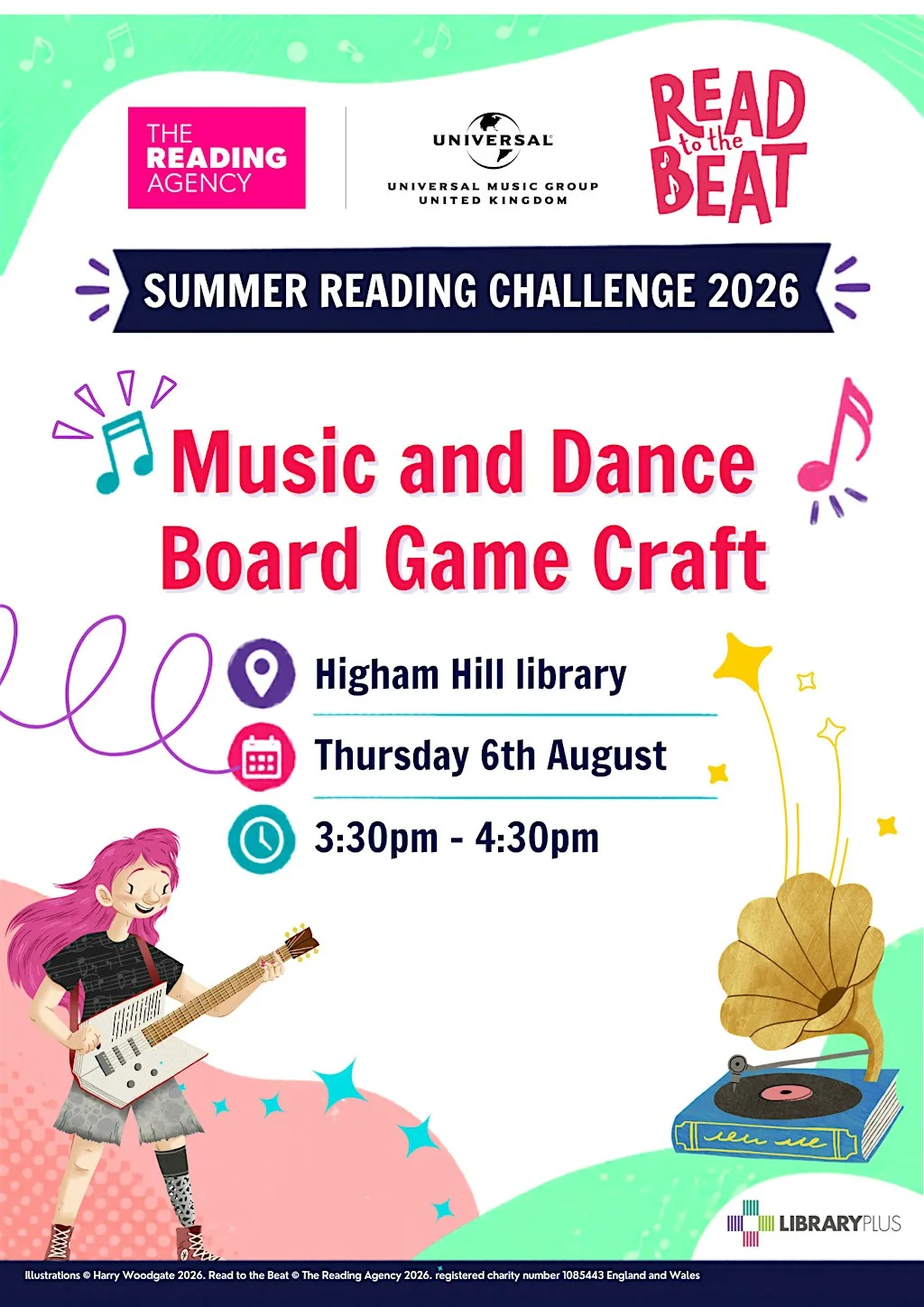 Summer Reading Challenge Board Game Craft @Higham Hill Library