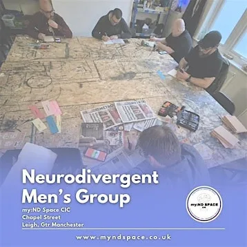 Neurodivergent Men's Group at My:ND Space CIC