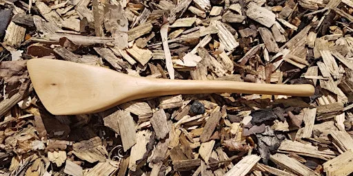Carve a Spatula from a log at Applestore Cafe