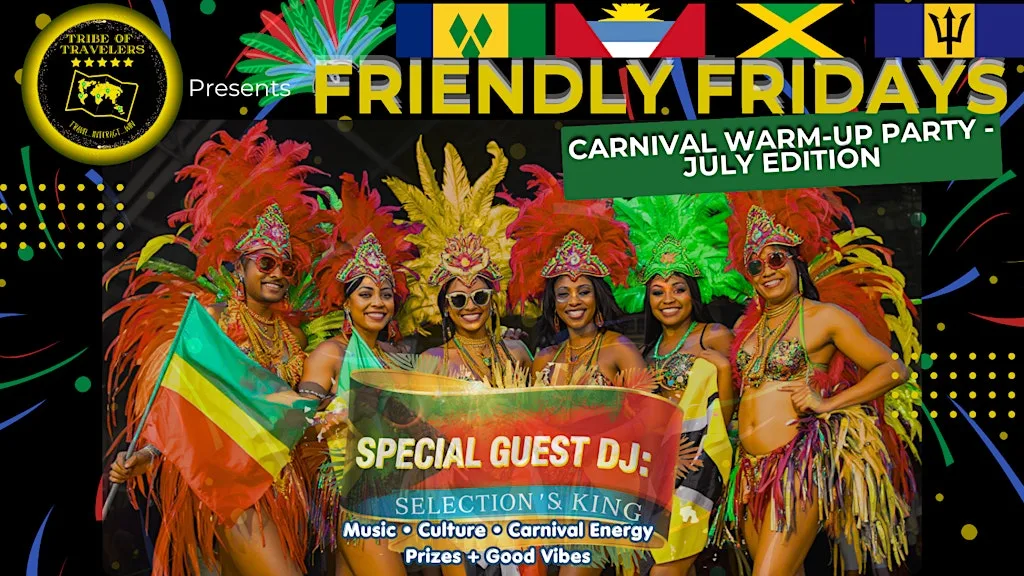 Friendly Fridays: Carnival Warm‑Up Party – Music, Games & Caribbean Vibes