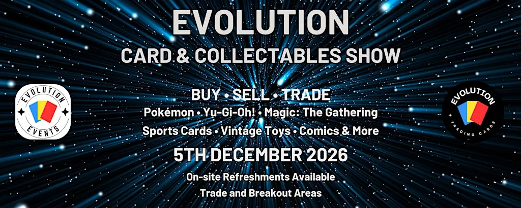 Evolution Cards Show 5th December 2026 at The Edge Wigan