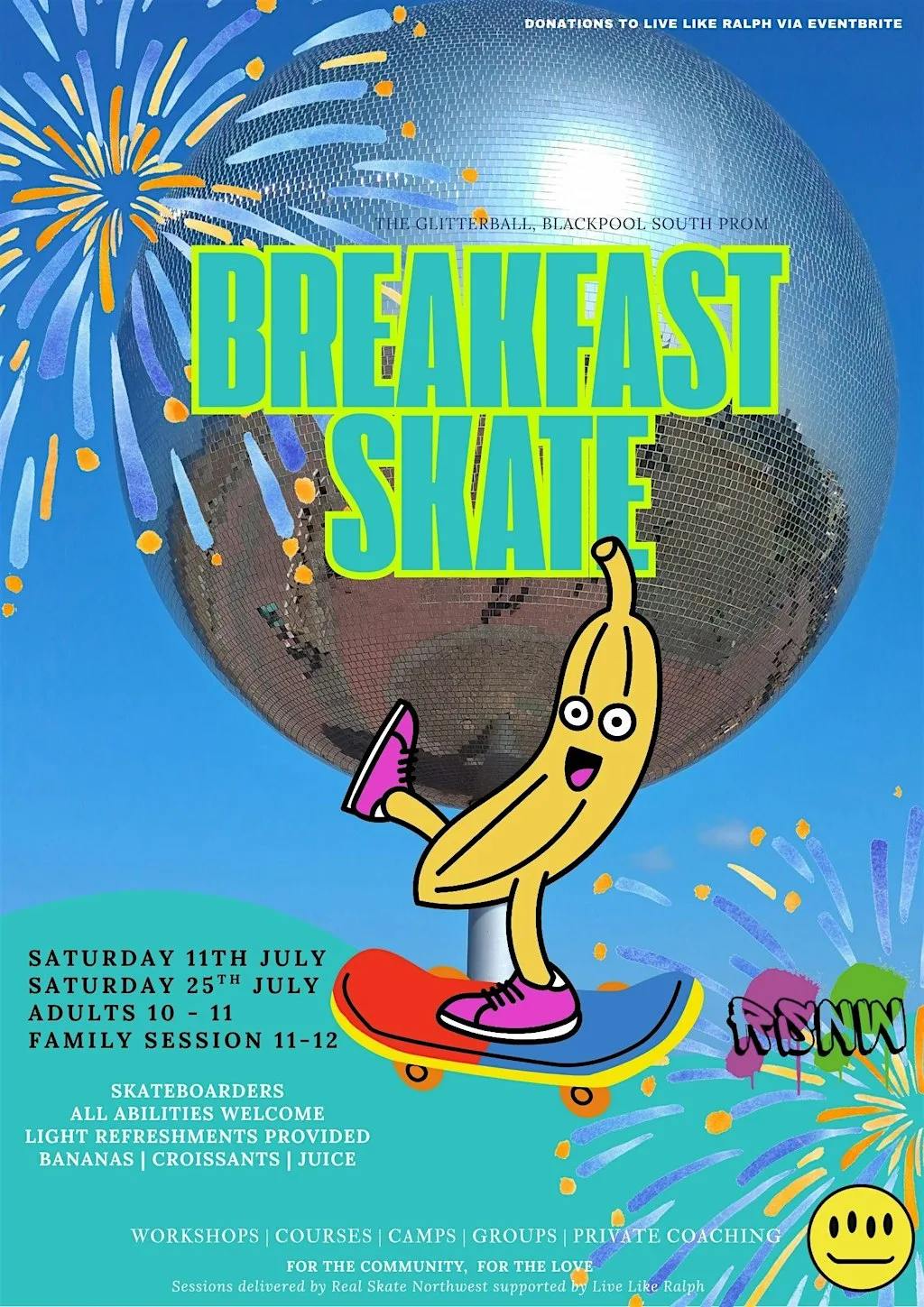 Breakfast Skate - July at Mirror Ball