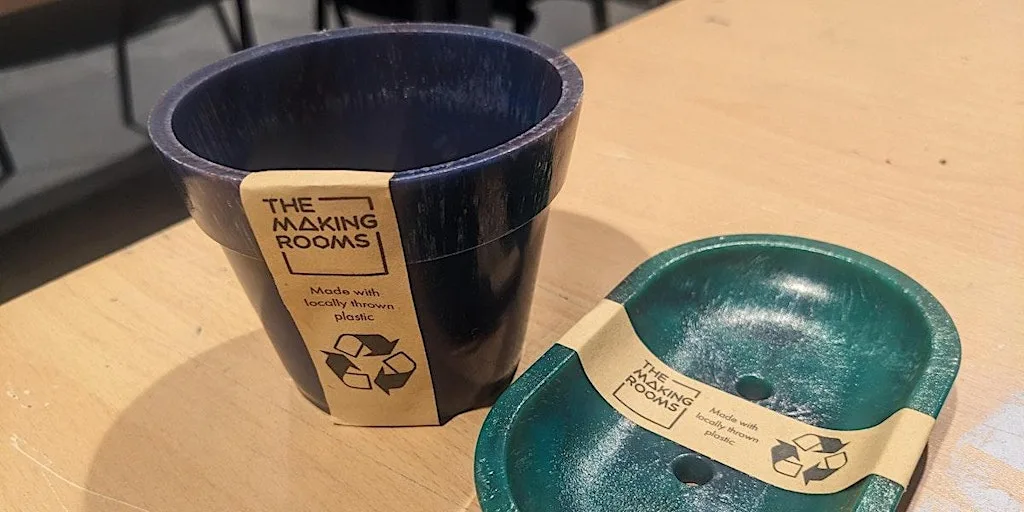 Waste plastic to Reuseable Items at The Making Rooms