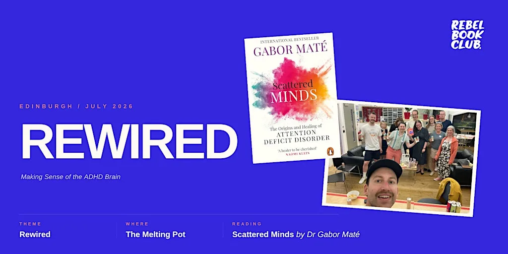 Rebel Book Club Edinburgh x REWIRED at The Melting Pot Consultancy
