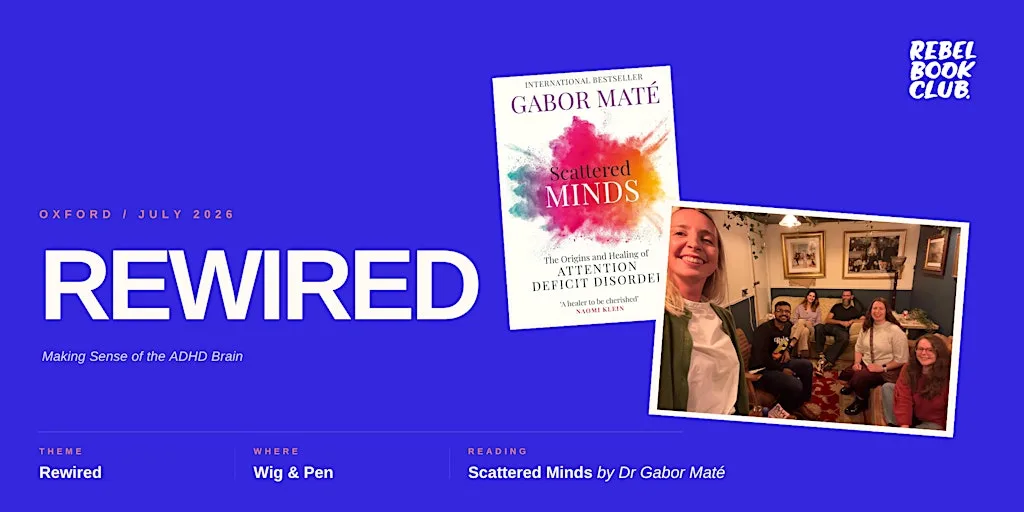 Rebel Book Club Oxford x REWIRED at Wig & Pen