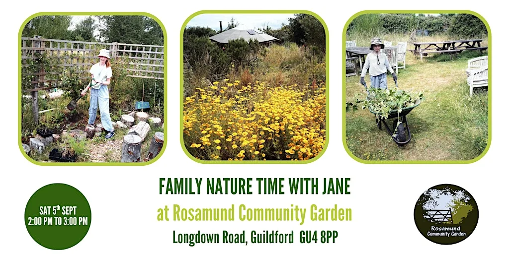 Family Nature Time with Jane at Guildford Community Garden, GU4 8PP at Rosamund Community Garden