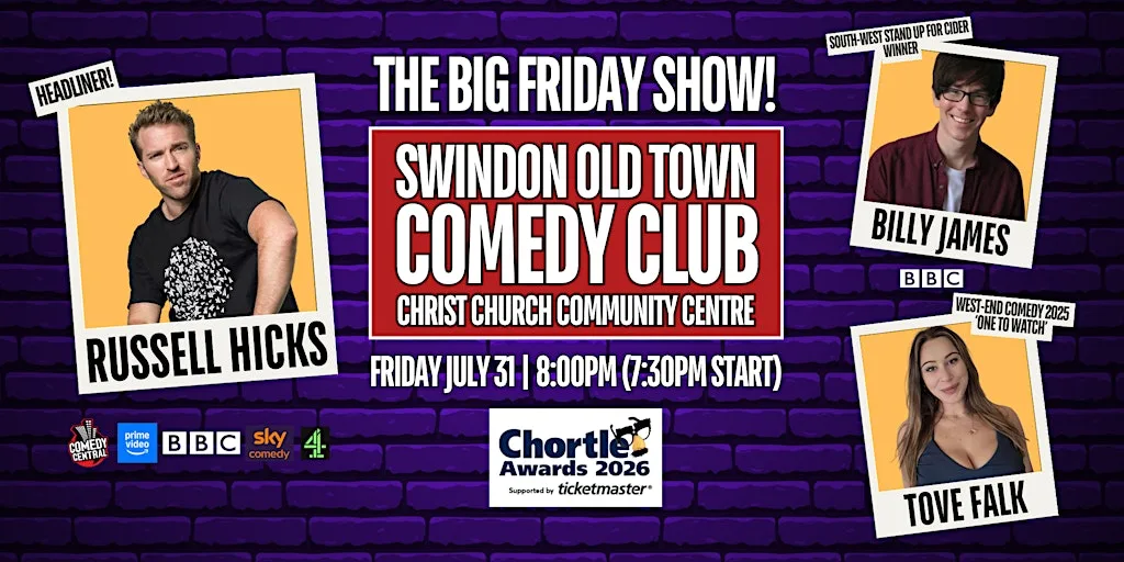 Swindon Old Town Comedy Club Live at Christ Church Community Centre at Christ Church Community Centre