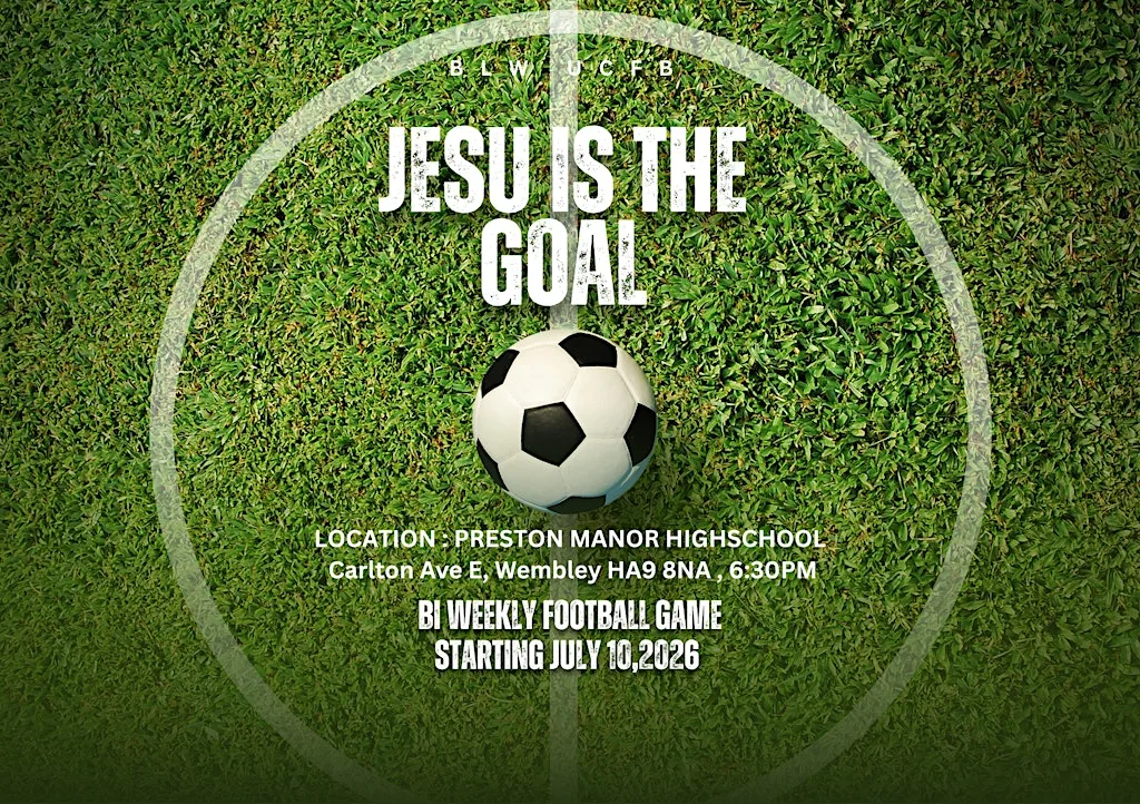 Jesus is the Goal : Biweekly Football Game at Preston Manor High School