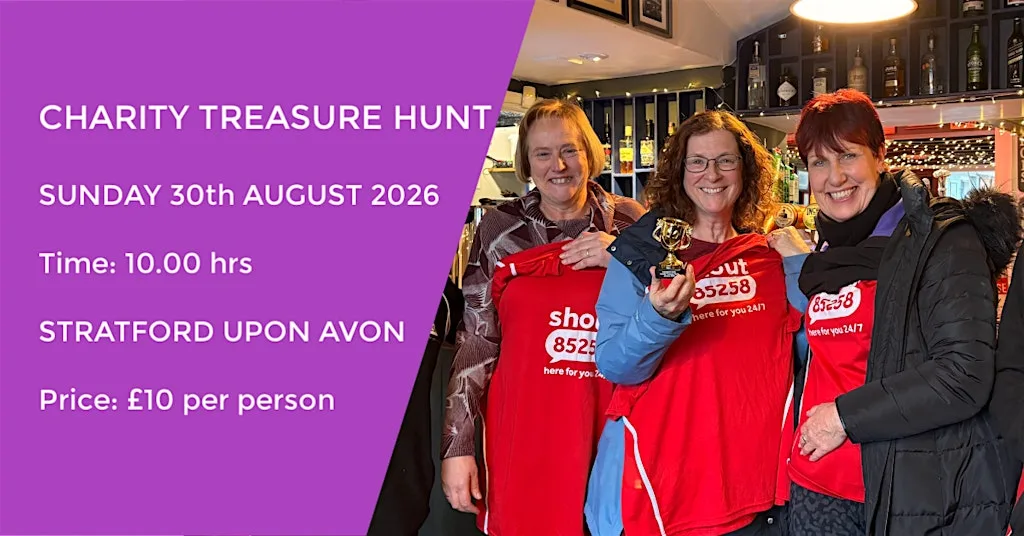 AG SOCIAL - STRATFORD UPON AVON CHARITY TREASURE HUNT | NORTHANTS | WARKS at Adventure Geek Treasure Hunt Meeting Point