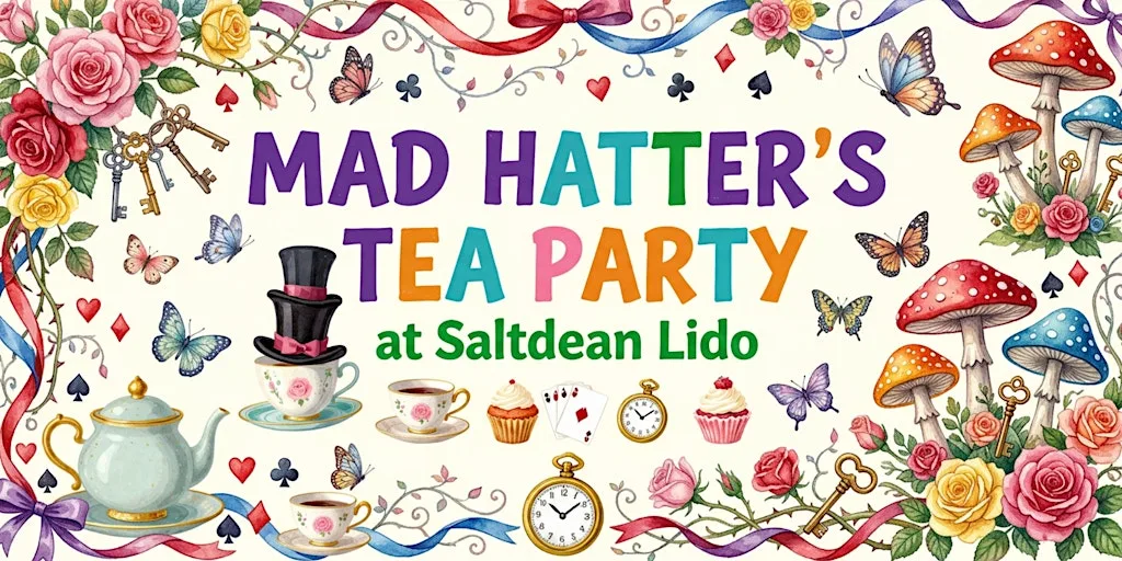 Mad Hatter's Tea Party at Saltdean Lido
