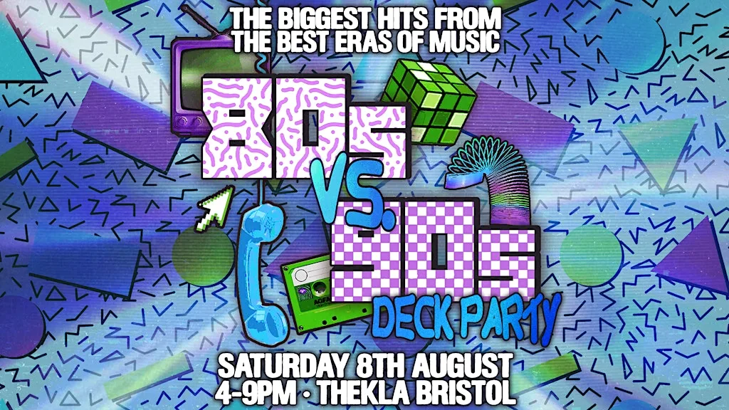 80s vs 90s Deck Party at Thekla