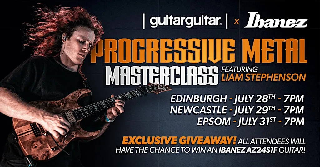 Ibanez Prog Metal Masterclass w/ Liam Stephenson at guitarguitar Newcastle at GuitarGuitar Newcastle