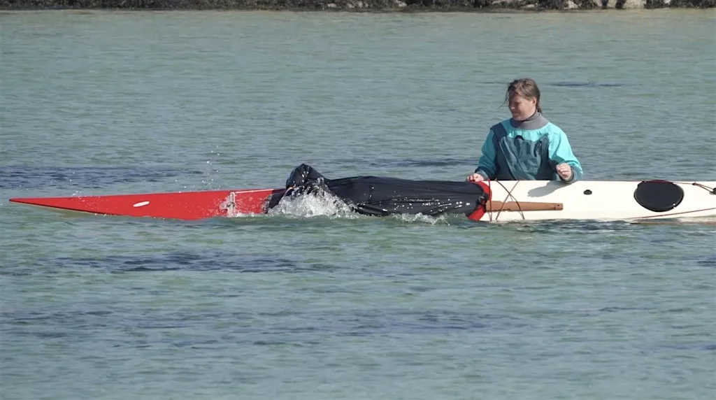 Sea Kayak Rolling Workshop at Maenporth Beach