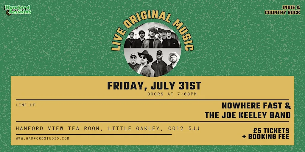 The Joe Keeley Band & Nowhere Fast - Hamford Sessions #4 at Hamford View