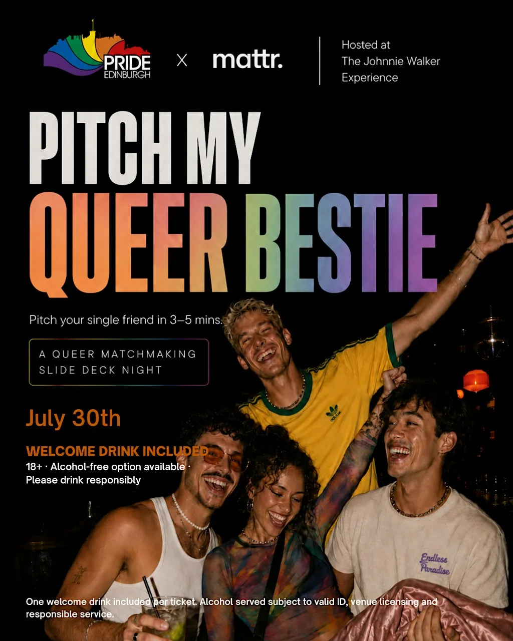 Pitch My Queer Bestie - Edinburgh