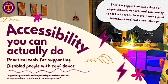 Accessibility you can Actually Do: Tools for supporting Disabled People at East Oxford Community Centre