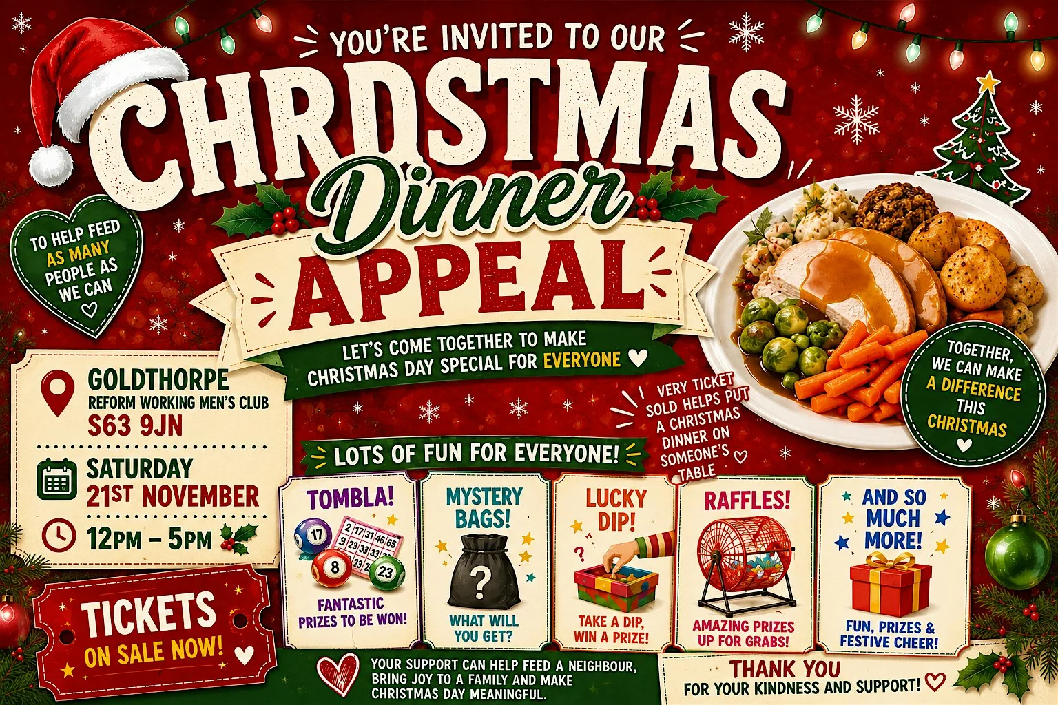 Christmas dinner appeal