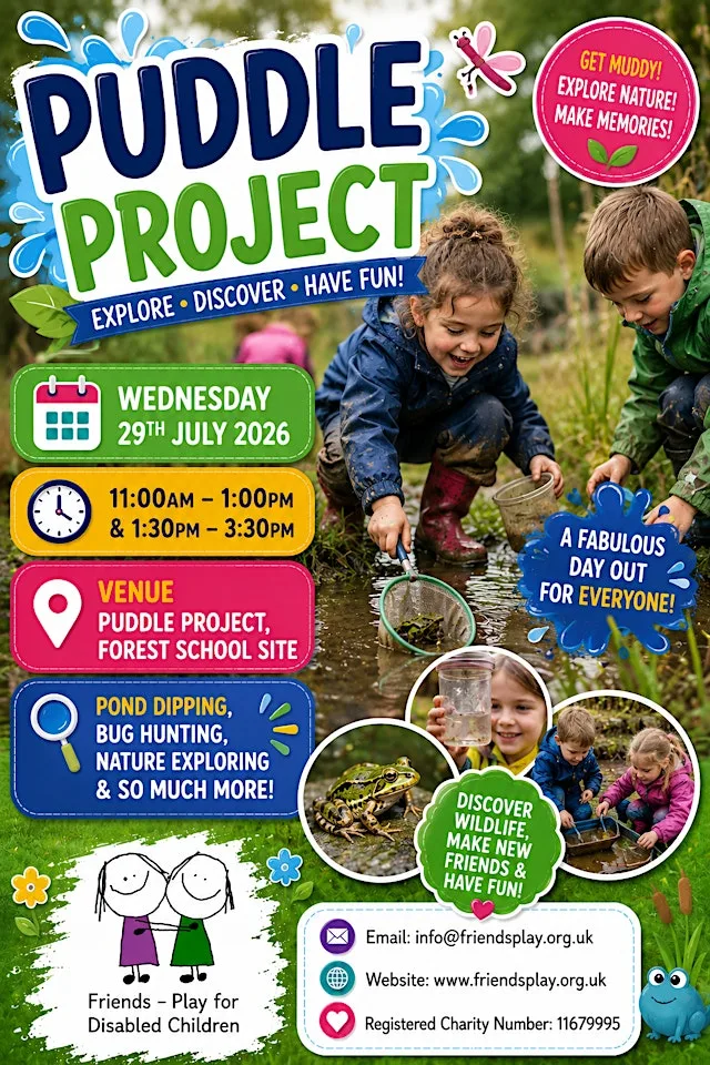 SEND The Puddle Project - 11am at The Puddle Project