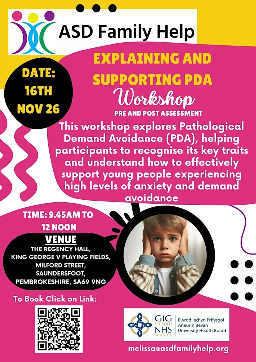 Explaining and Supporting PDA - Pembrokeshire
