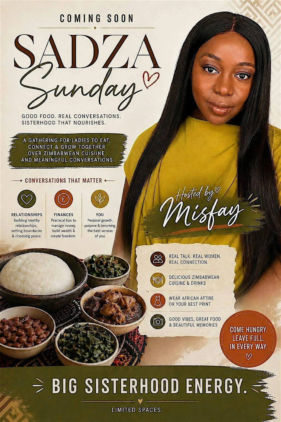 Sadza Sunday at Teversal Village Hall