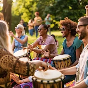 Outdoors drums & percussion circle and sound bath - expression of interest at Ingatestone Hall