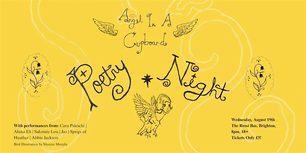 Angel In A Cupboard Poetry Night at The Rossi Bar