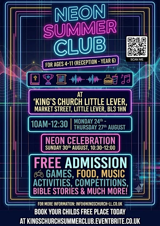 Summer Holiday Club 2026- Primary School Aged Children at King's Church