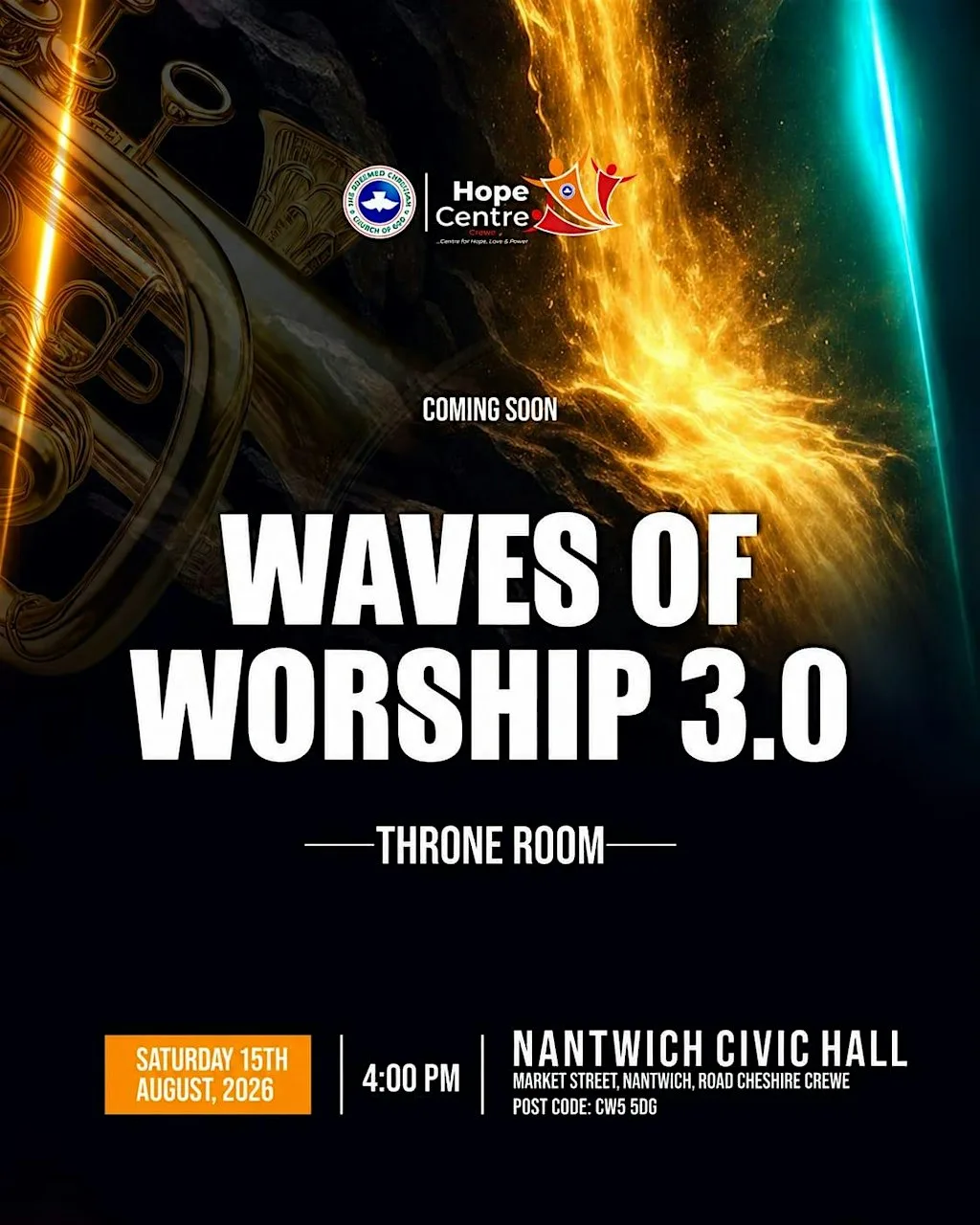 Waves of Worship 3.0 at Nantwich Civic Hall