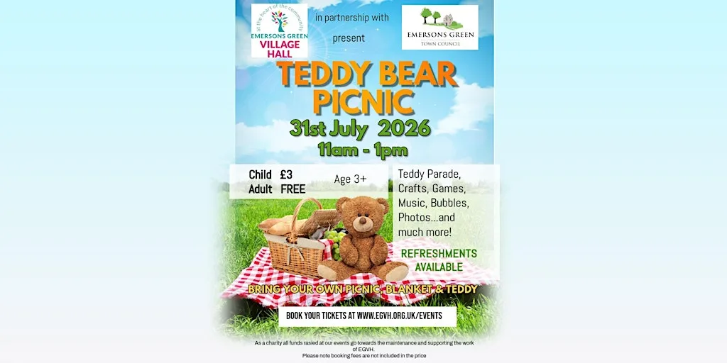 Teddy Bear Picnic at Emersons Green Village Hall