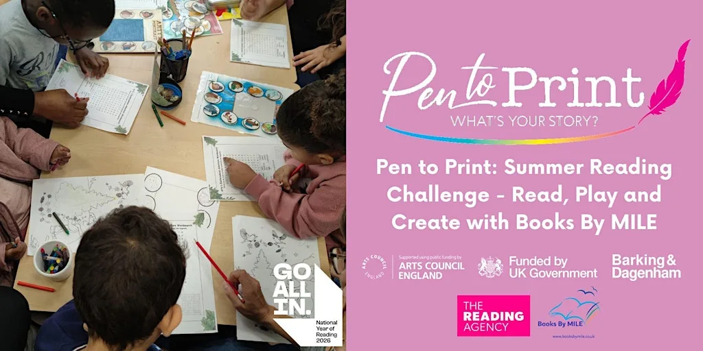 Pen to Print: SRC - Read, Play and Create with Books By MILE at Marks Gate Community Centre & Library
