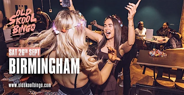 Old School Bingo Sat 26th Sep Birmingham at The Rainbow