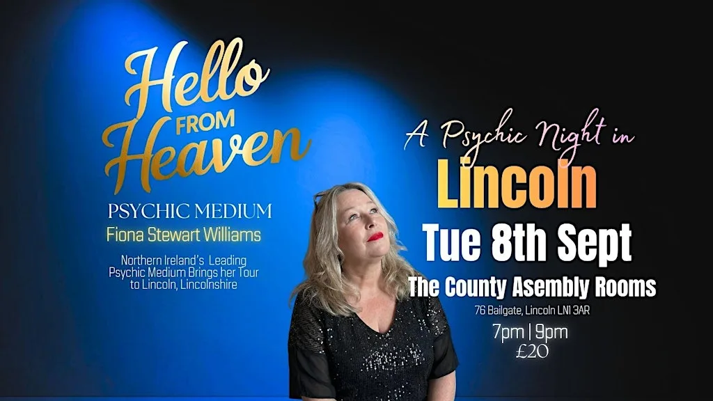 Hello from Heaven Lincoln, The County Assembly Rooms LN1 at The County Assembly Rooms