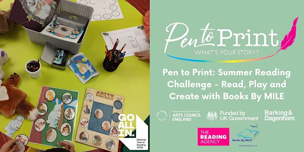 Pen to Print: SRC - Read, Play and Create with Books By MILE at Thames View Library