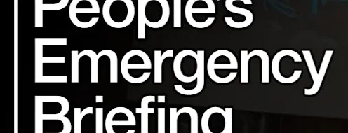People's Emergency Briefing Film at St John's Methodist Church