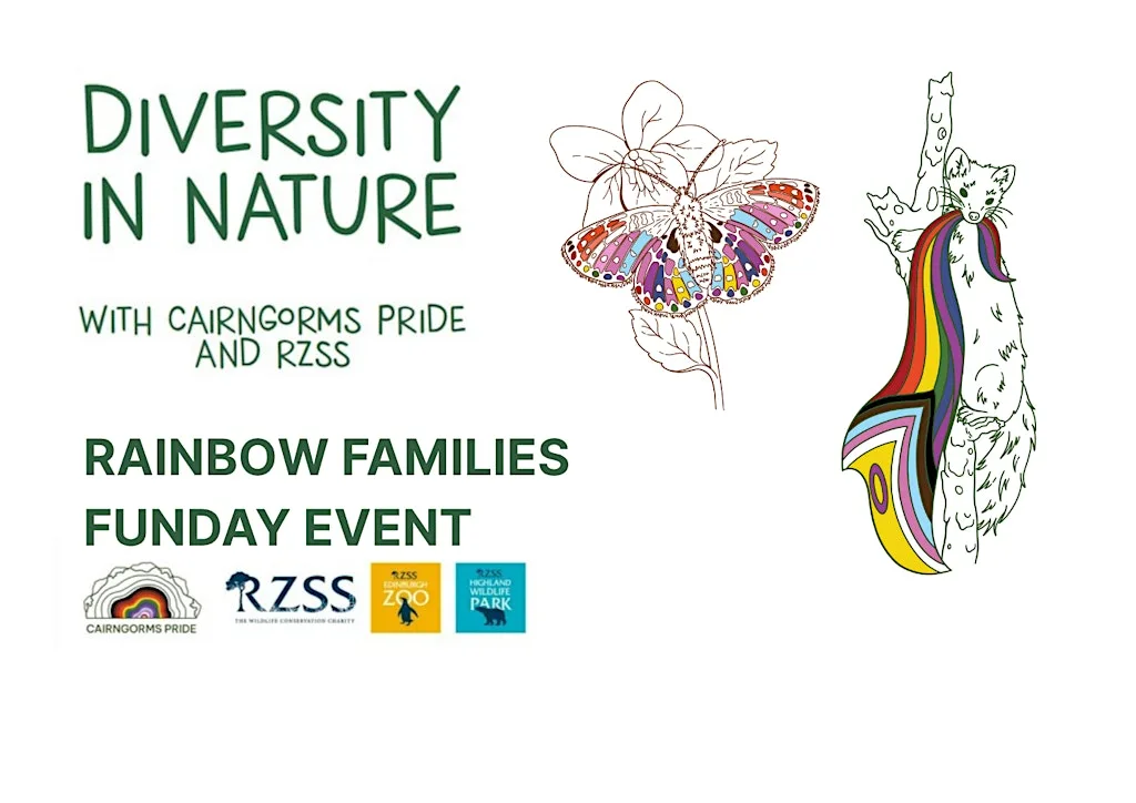 Diversity in Nature: Rainbow Families Funday Event - free! at RZSS Highland Wildlife Park