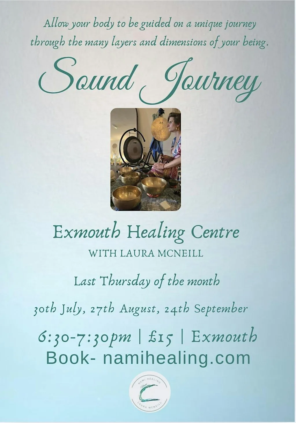Sound Journey - Exmouth Healing Centre at Exmouth Healing Centre