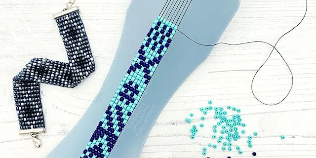 Beading on a Loom workshop at The Bead Shop (Nottingham) Ltd