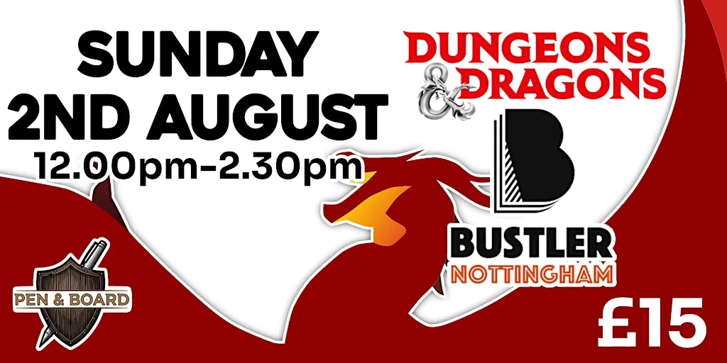 Dungeons and Dragons at Bustler Nottingham
