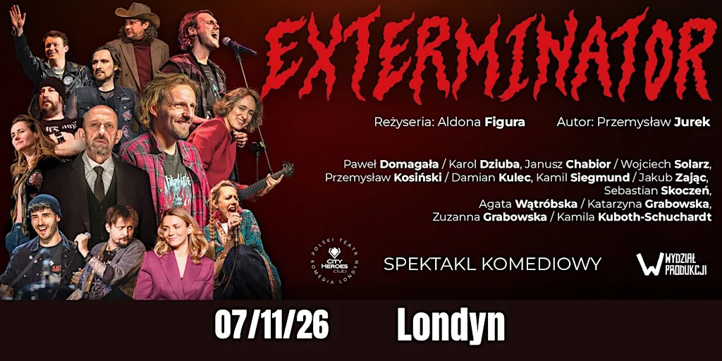 Londyn, Paweł Domagała jako koncert "Exterminator" spektakl muzyczny at Logan Hall