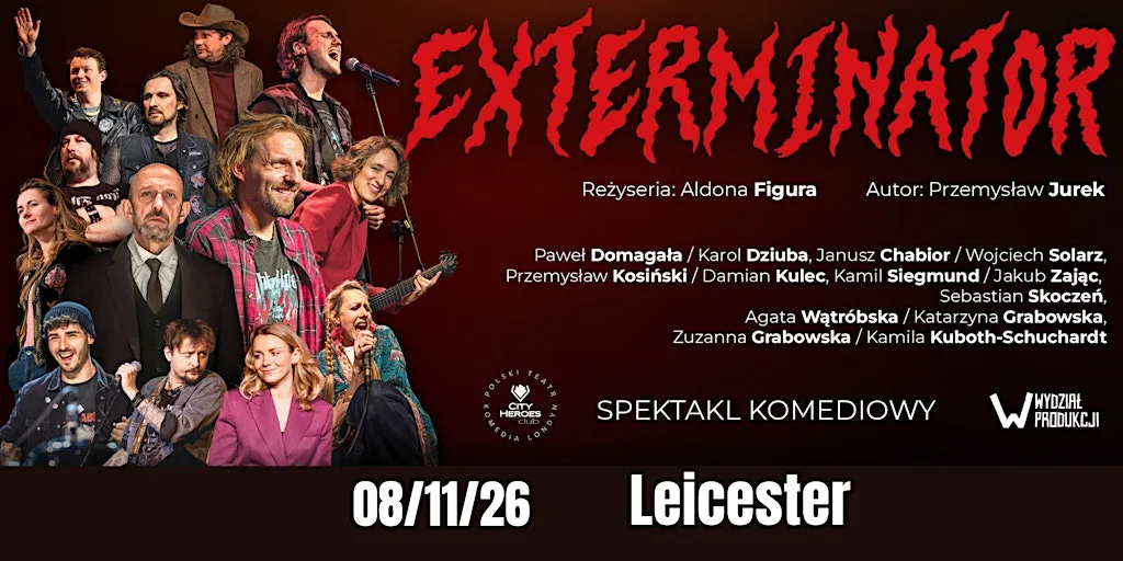Leicester, koncert "Exterminator" z Paweł Domagała, spektakl muzyczny